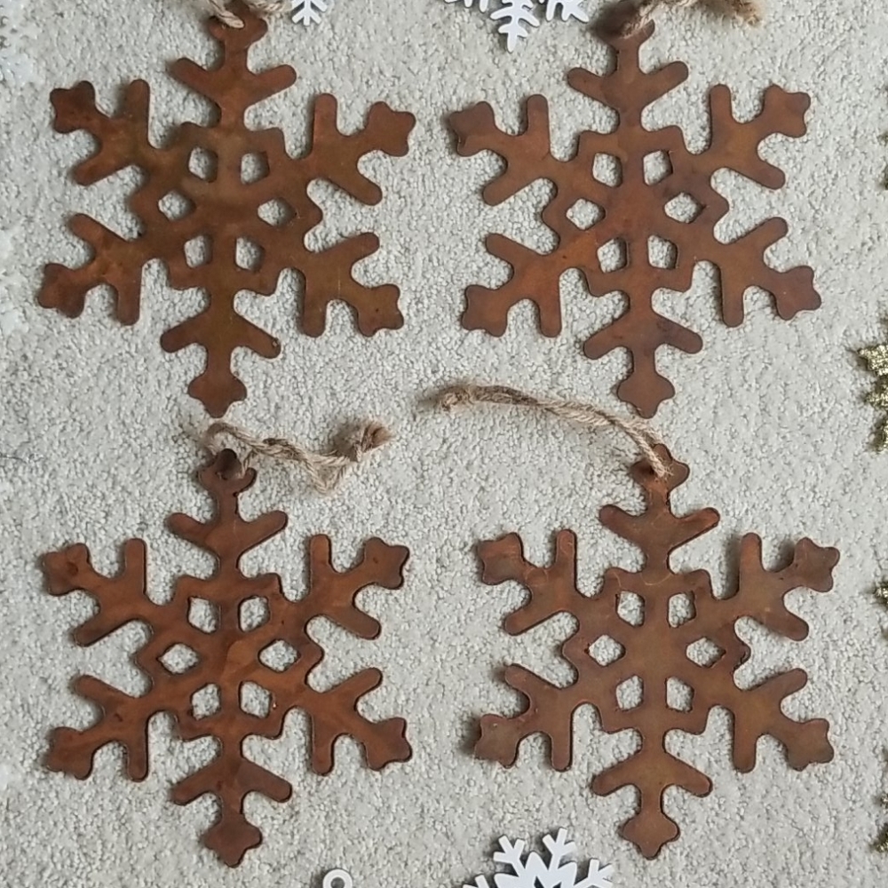 Assorted SNOWFLAKE Holiday Christmas Ornaments